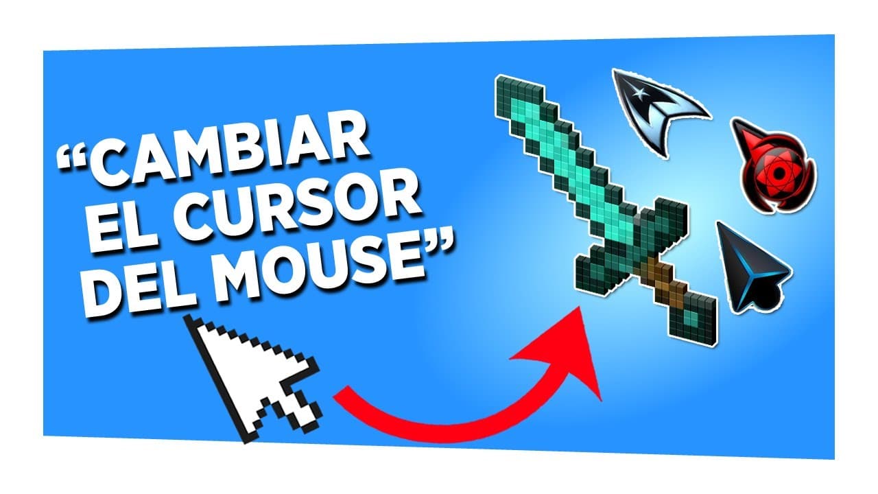 como cambiar el cursor del mouse en windows