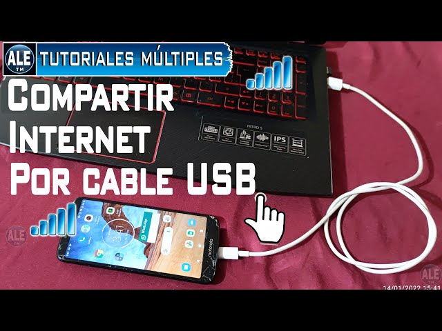 como compartir internet de mi celular a mi pc por usb
