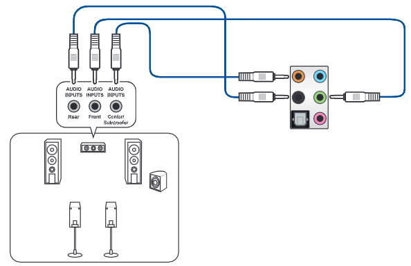 Cómo conectar altavoces 5.1 al PC 1 como conectar altavoces 5 1 al pc