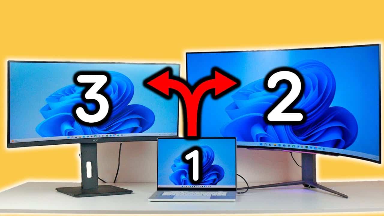 como conectar dos monitores a un pc y configurarlos
