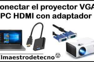 Cómo conectar un proyector al PC
