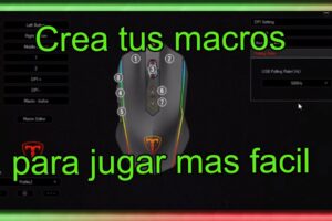Cómo configurar macros en mouse y teclado