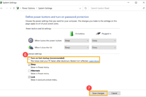 Cómo desactivar el inicio rápido de Windows (Fast Boot)