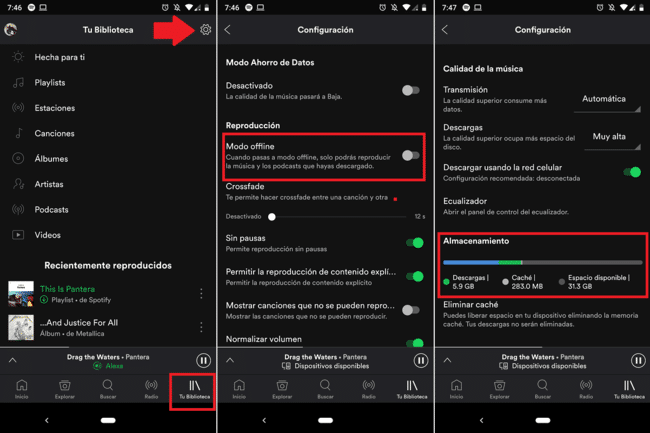 como descargar musica de spotify para escuchar offline