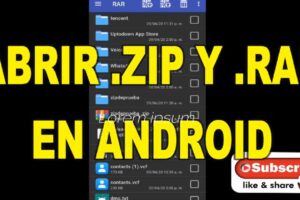 Cómo descomprimir archivos RAR y ZIP en el celular
