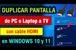 Cómo duplicar la pantalla del PC en un Smart TV