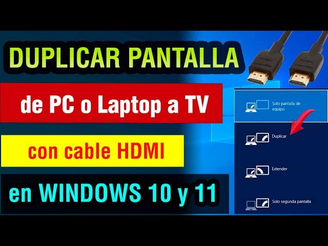 como duplicar la pantalla del pc en un smart tv