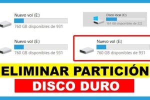 Cómo eliminar particiones de disco duro en Windows