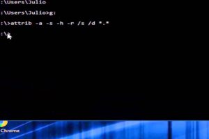 Cómo eliminar virus de acceso directo en USB desde CMD