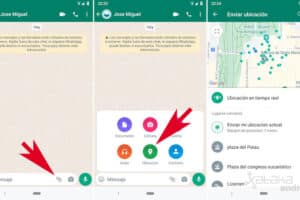 Cómo enviar ubicación en tiempo real por WhatsApp