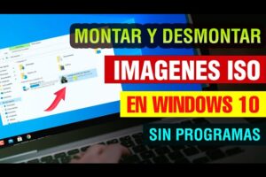 Cómo montar una imagen ISO en Windows sin programas