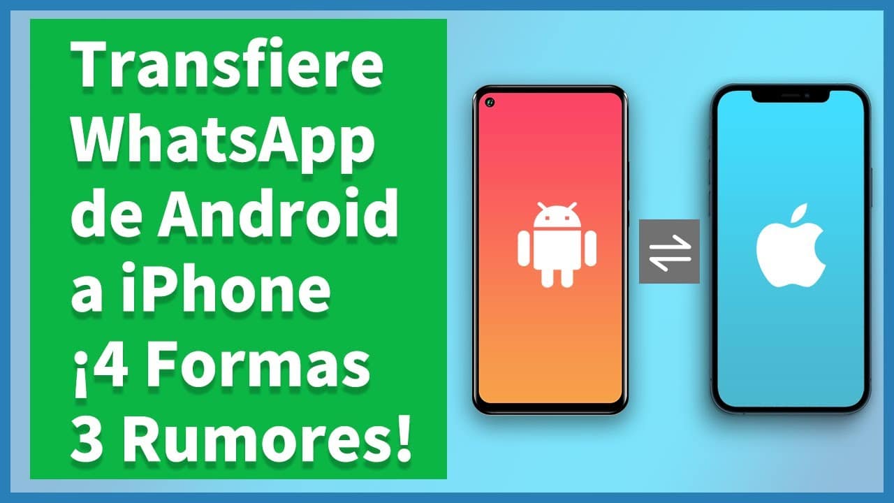 Cómo pasar chats de Android a iPhone gratis 1 como pasar chats de android a iphone gratis 1
