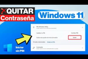 Cómo quitar el PIN de inicio de sesión en Windows 11
