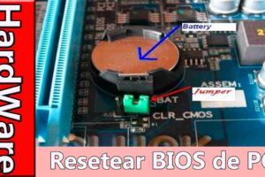 Cómo resetear la BIOS quitando la pila (Clear CMOS) 8 Cómo resetear la BIOS quitando la pila (Clear CMOS)