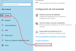 Cómo restablecer la configuración de red en Windows