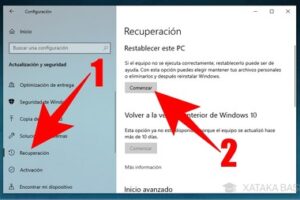 Cómo restaurar Windows de fábrica conservando archivos