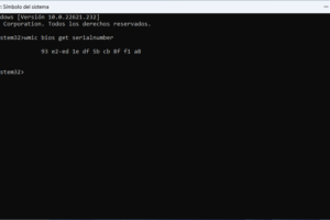 Cómo saber el número de serie de mi PC (CMD)