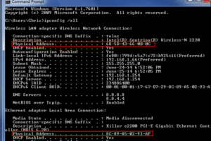 Cómo saber la dirección MAC de mi PC