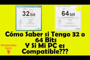 Cómo saber si mi procesador es compatible con 64 bits