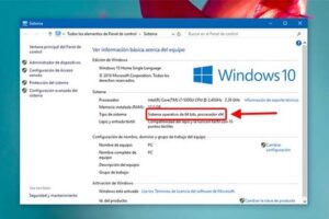 Cómo saber si mi Windows es de 32 o 64 bits