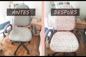Cómo tapizar o reparar una silla de escritorio