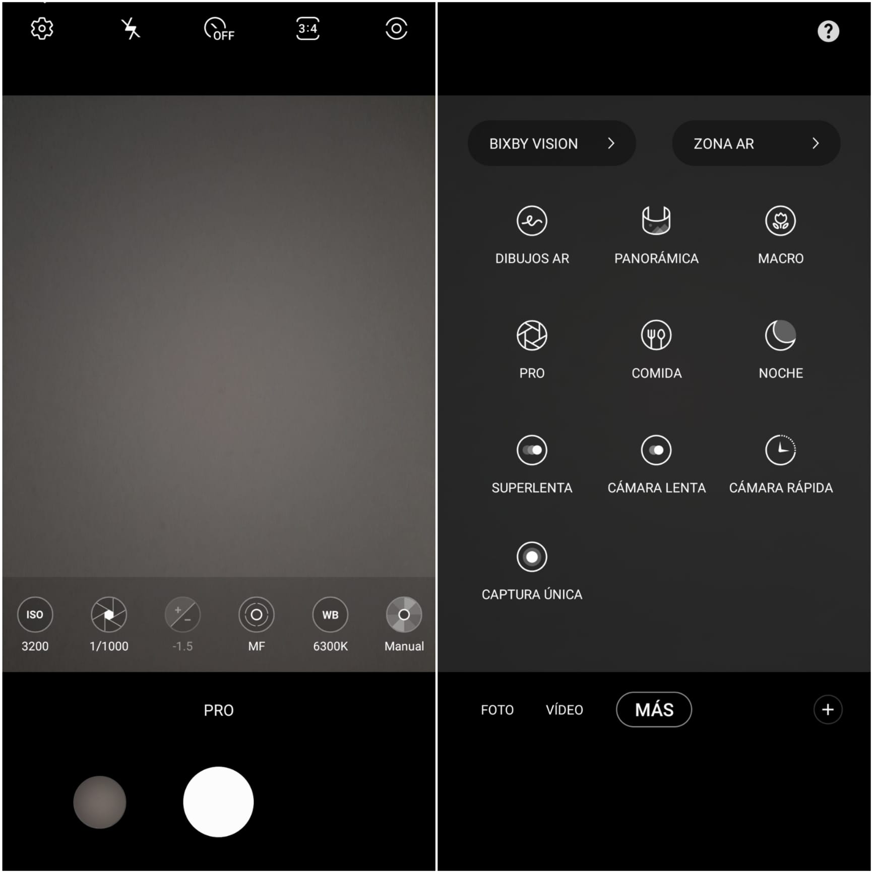 como usar el modo pro de la camara del celular