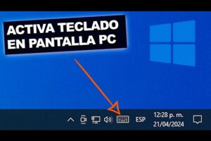 Cómo usar el teclado en pantalla si el físico falla