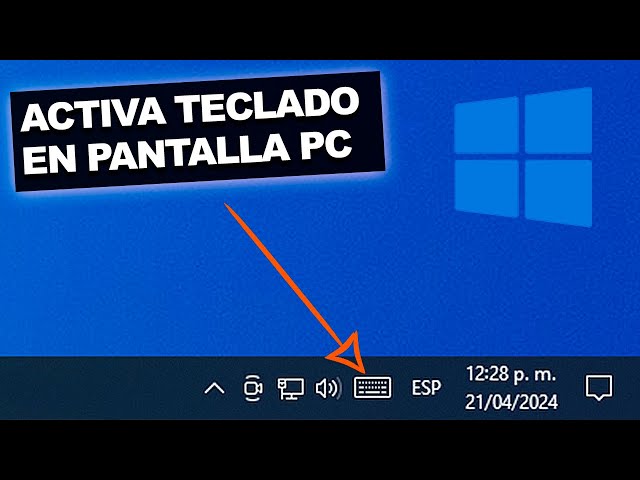 como usar el teclado en pantalla si el fisico falla