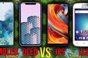 Diferencias entre pantalla OLED, AMOLED y LCD IPS
