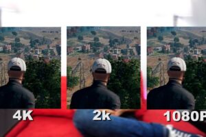Diferencias entre resolución 1080p, 1440p (2K) y 4K