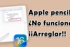 Solución: El lápiz táctil no funciona