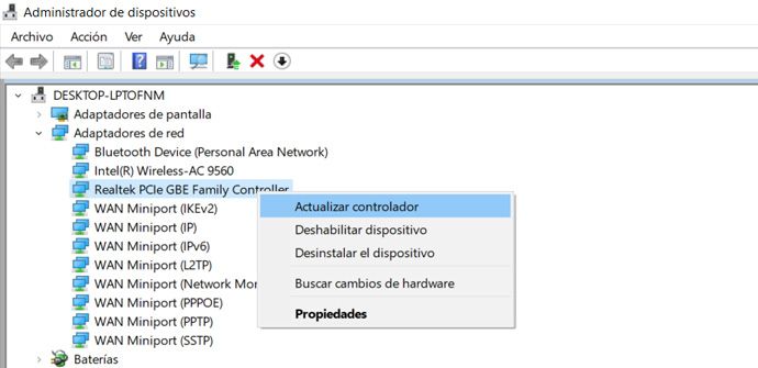 solucion el pc no detecta la tarjeta de red wifi 1