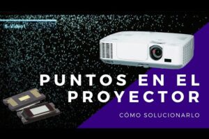 Solución: El proyector muestra puntos blancos 5 Solución: El proyector muestra puntos blancos