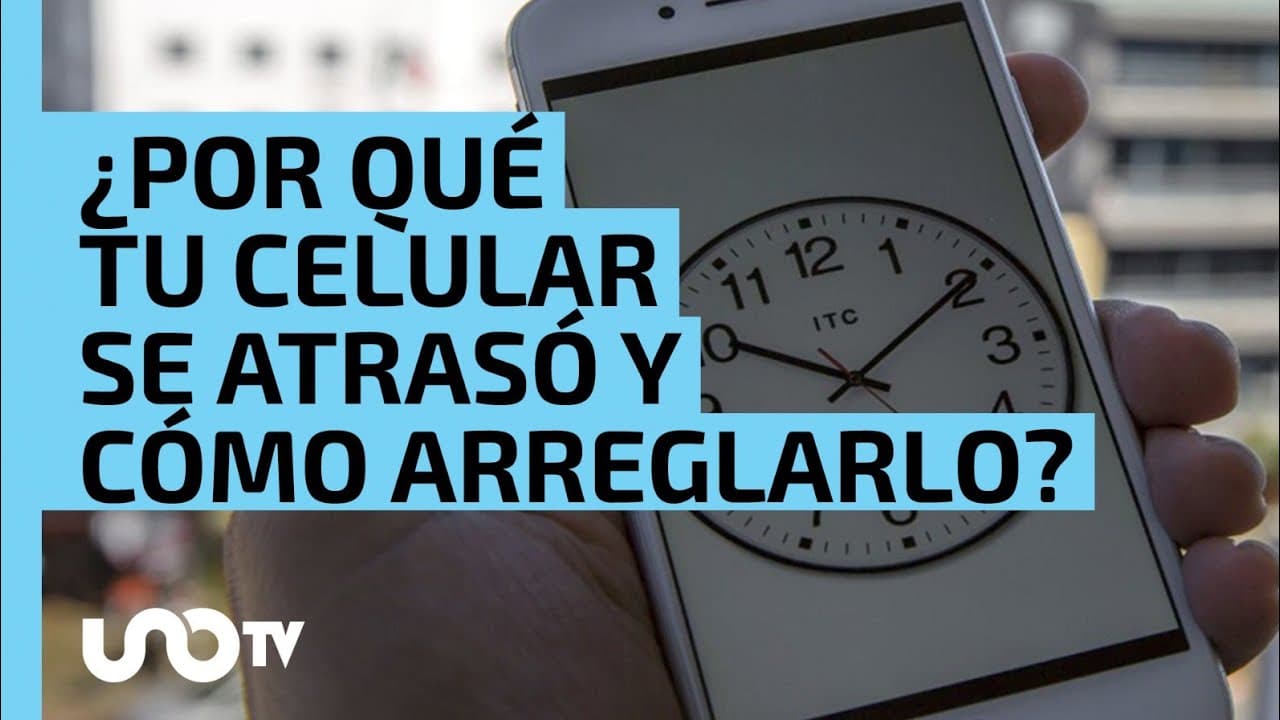 Solución: El reloj del celular se atrasa solo 1 solucion el reloj del celular se atrasa solo