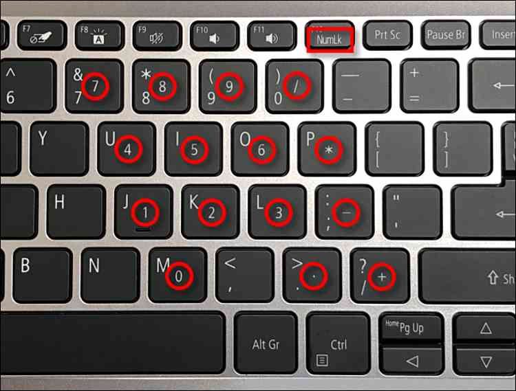 solucion el teclado de la laptop escribe numeros