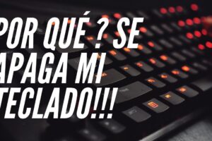 Solución: El teclado se desconecta y conecta solo 8 Solución: El teclado se desconecta y conecta solo