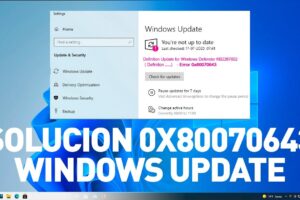 Solución: Error 0x80070643 en actualización de Windows