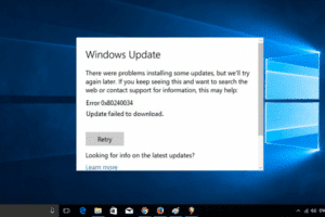 Solución: Error 0x80240034 en Windows Update