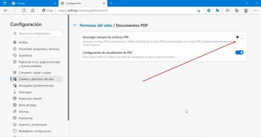 solucion error al abrir archivos pdf en edge