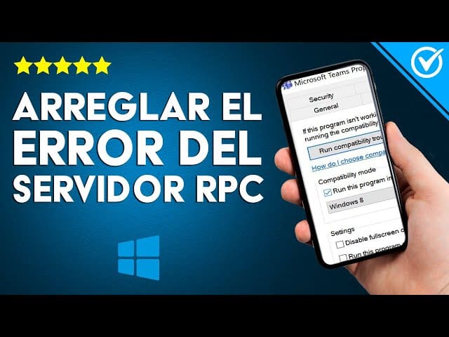 solucion error el servidor rpc no esta disponible