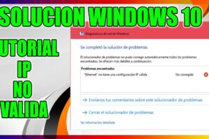 Solución: Error «Ethernet no tiene una configuración IP válida»