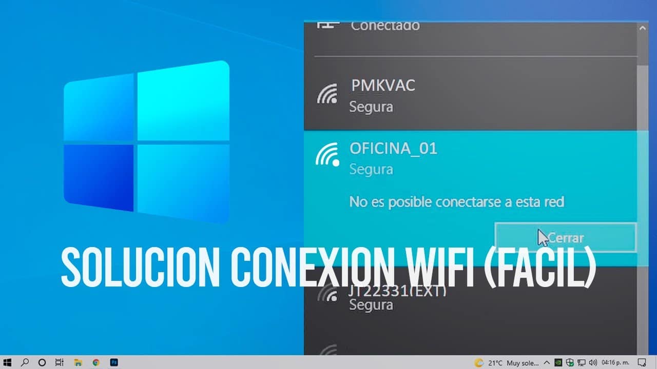 solucion error no se puede conectar a esta red wifi