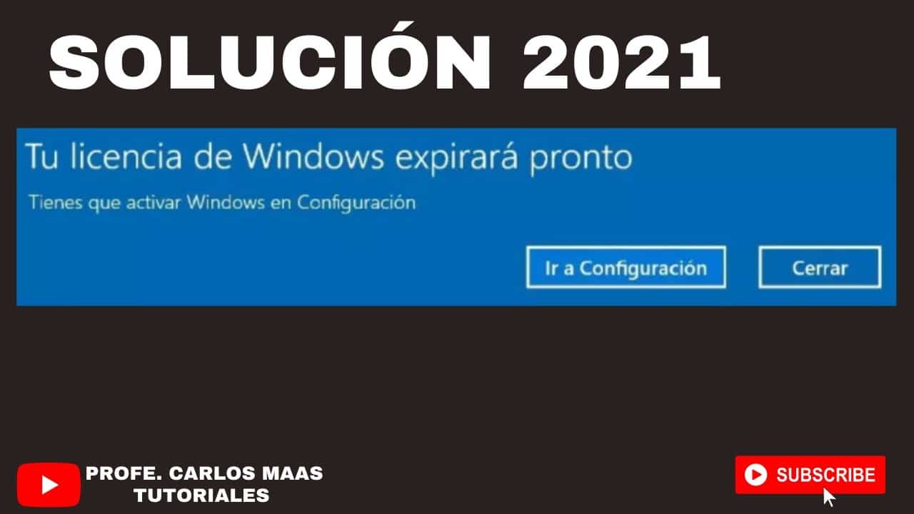 Solución: Error "Tu licencia de Windows expirará pronto" 1 solucion error tu licencia de windows expirara pronto