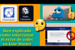 Solución: KineMaster marca de agua y error de exportación