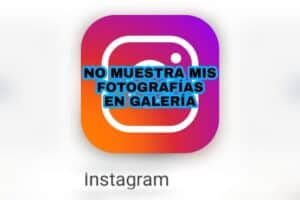 Solución: La galería no muestra mis fotos