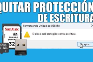 Solución: La tarjeta SD está protegida contra escritura