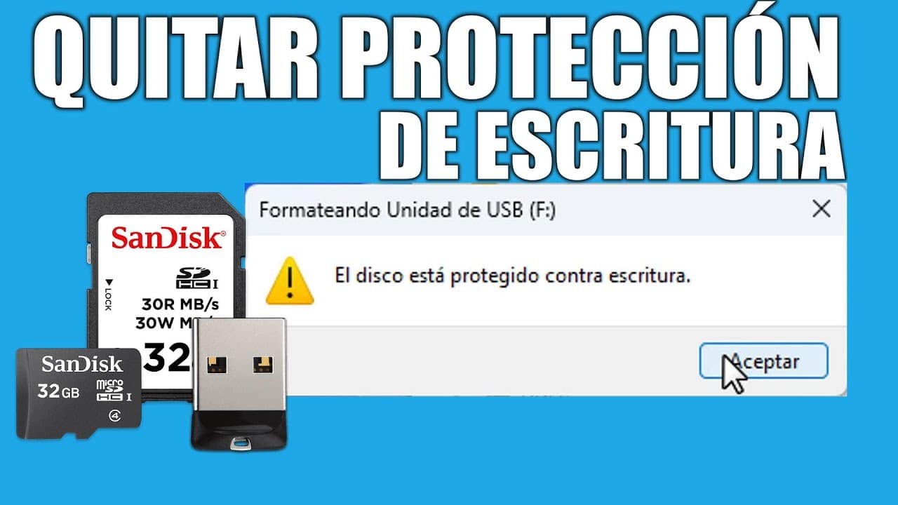 solucion la tarjeta sd esta protegida contra escritura 1