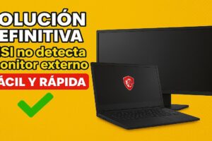 Solución: Laptop no detecta el monitor externo