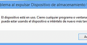 Solución: No me deja expulsar el USB de forma segura