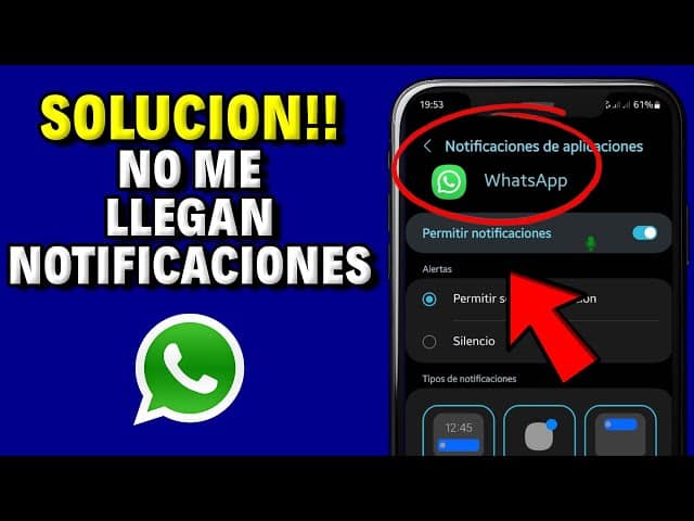 solucion no me llegan las notificaciones de whatsapp hasta que abro la app